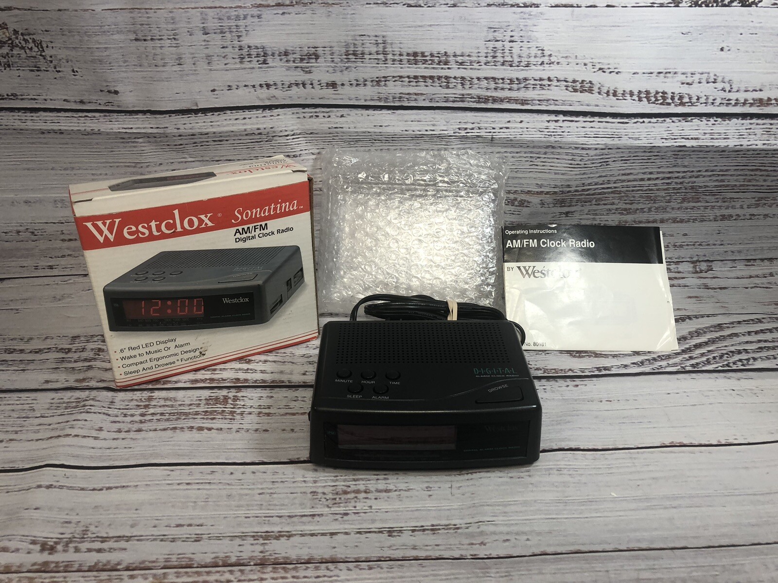 Radio Model 80181 W/box And Instruction Book