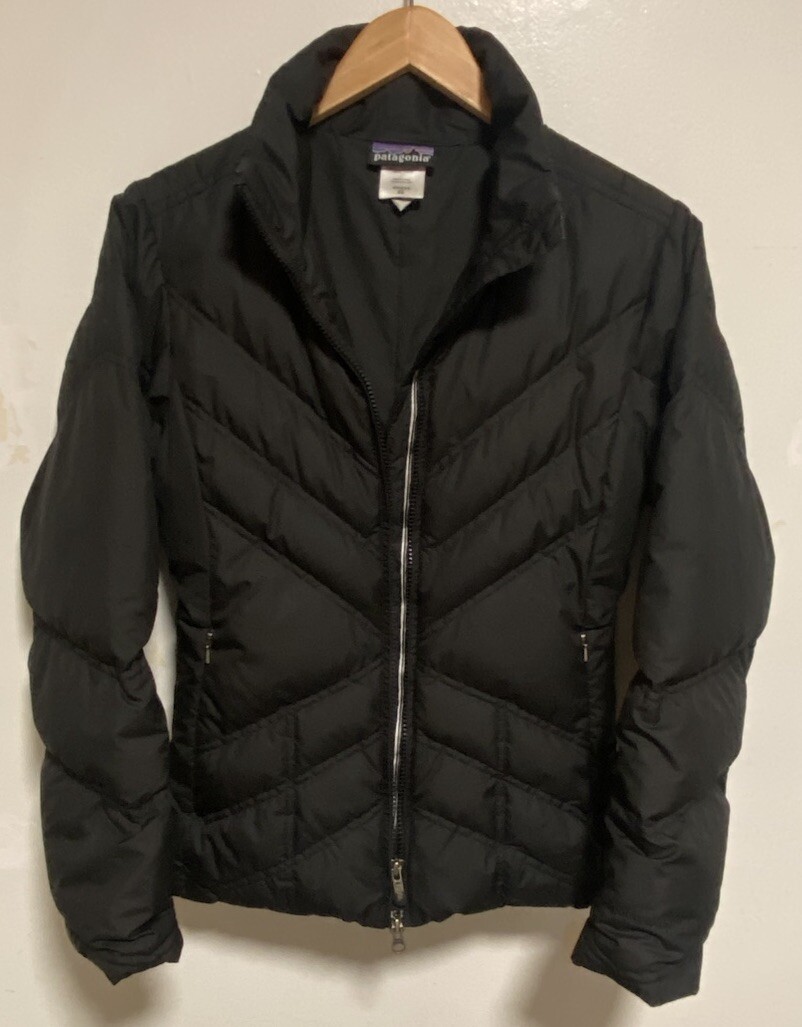 Full Thick Black PATAGONIA Puff Jacket Zip Women's Size XS 51884