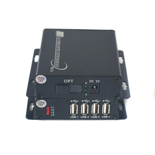 USB2.0 Fiber Extender Singlemode SM Multimode MM 300m for U disk,Printer,Scanner