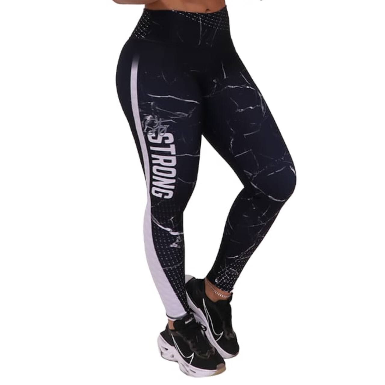 Women's HERO High Waist Colombian Sublimated Leggings One Size S/M-image