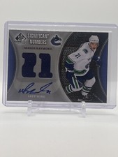 2009-10 SPGU Significant Numbers Mason Raymond 21 Jersey Auto /21 # SN-MR