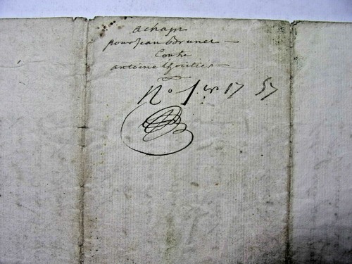 1757. Gen de Bordeaux. Achat de terres pour Jean Brunet - Picture 6 of 6