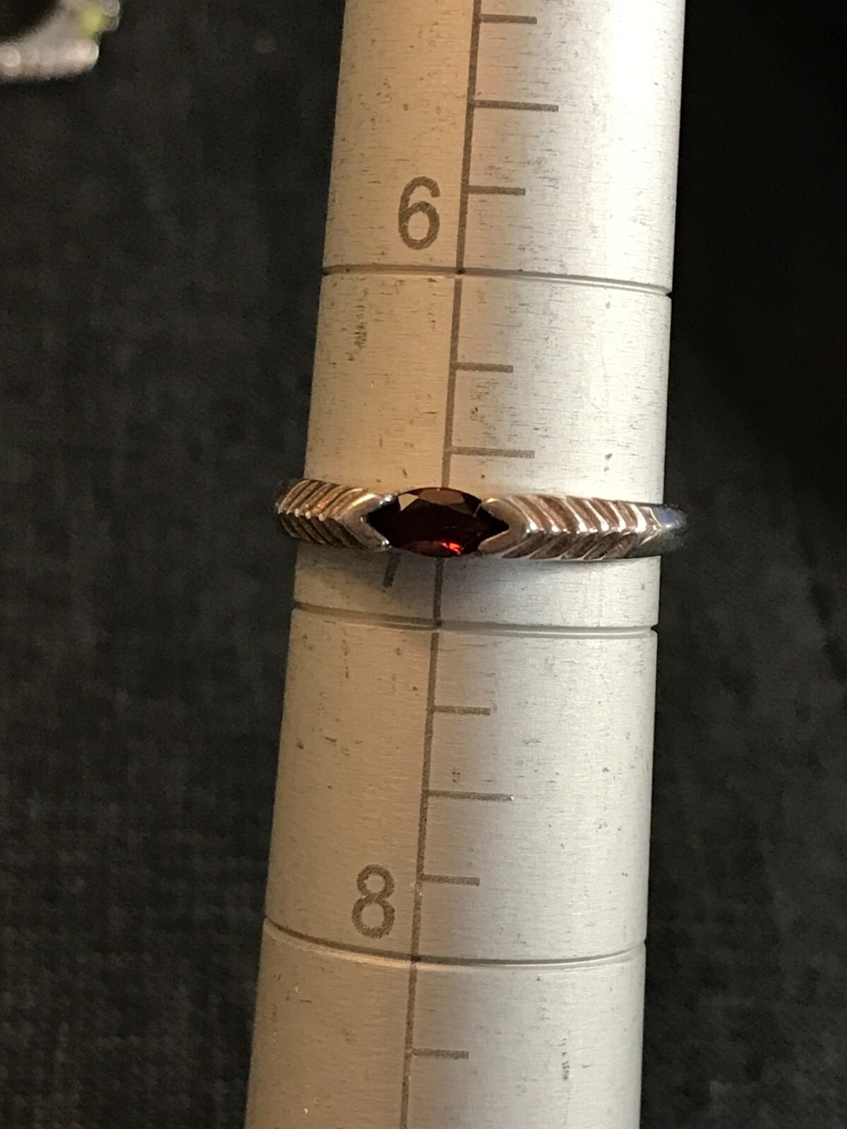 Set 4 Sterling Silver Stackable Gemstone Birthsto… - image 6