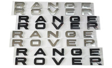 SCRITTA RANGE ROVER PER COFANO ANTERIORE POSTERIORE LOGOEVOQUE STEMMA