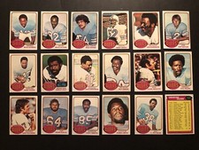 1976 Topps HOUSTON OILERS Complete TEAM Set DAN PASTORINI Billy WHITE SHOES Culp