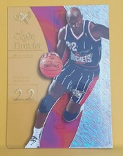 1997-98 Sky Box EX-2001 Clyde Drexler Acetate Card - Houston Rockets