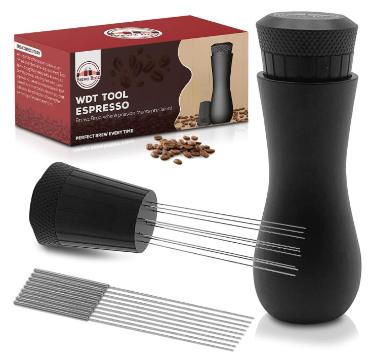 NEW Brewz Broz WDT Tool Espresso Distribution Tool - 9 Needle Interchangeable