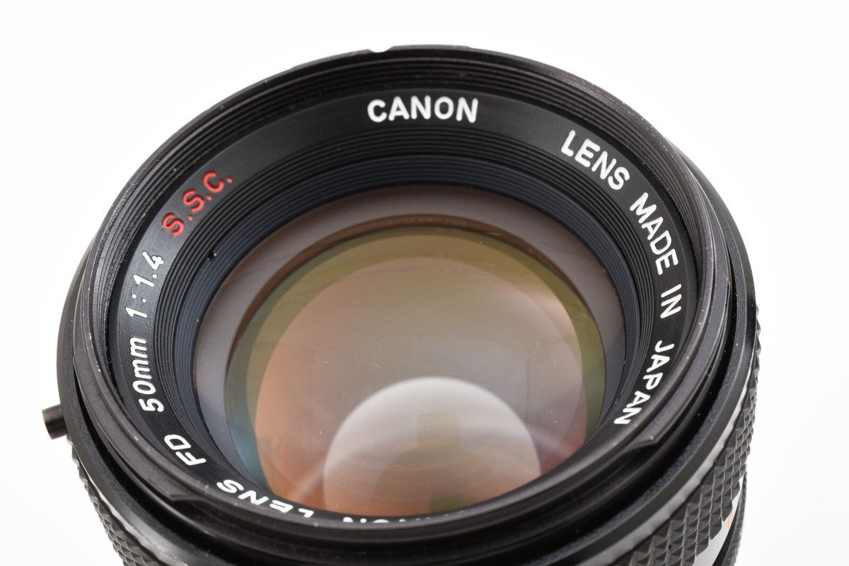 【良品】Canon FD 50mm F1.4 S.S.C.  695639 CANON FD 50mm F1.4 SSC MF Std Lens For FD Mount Japan [Exc+++