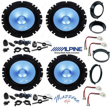 ALPINE SXE-17CS Kit 8 casse FIAT PANDA 03>12  ADAT E SUPP  ANT/POST ALTOPARLANTI
