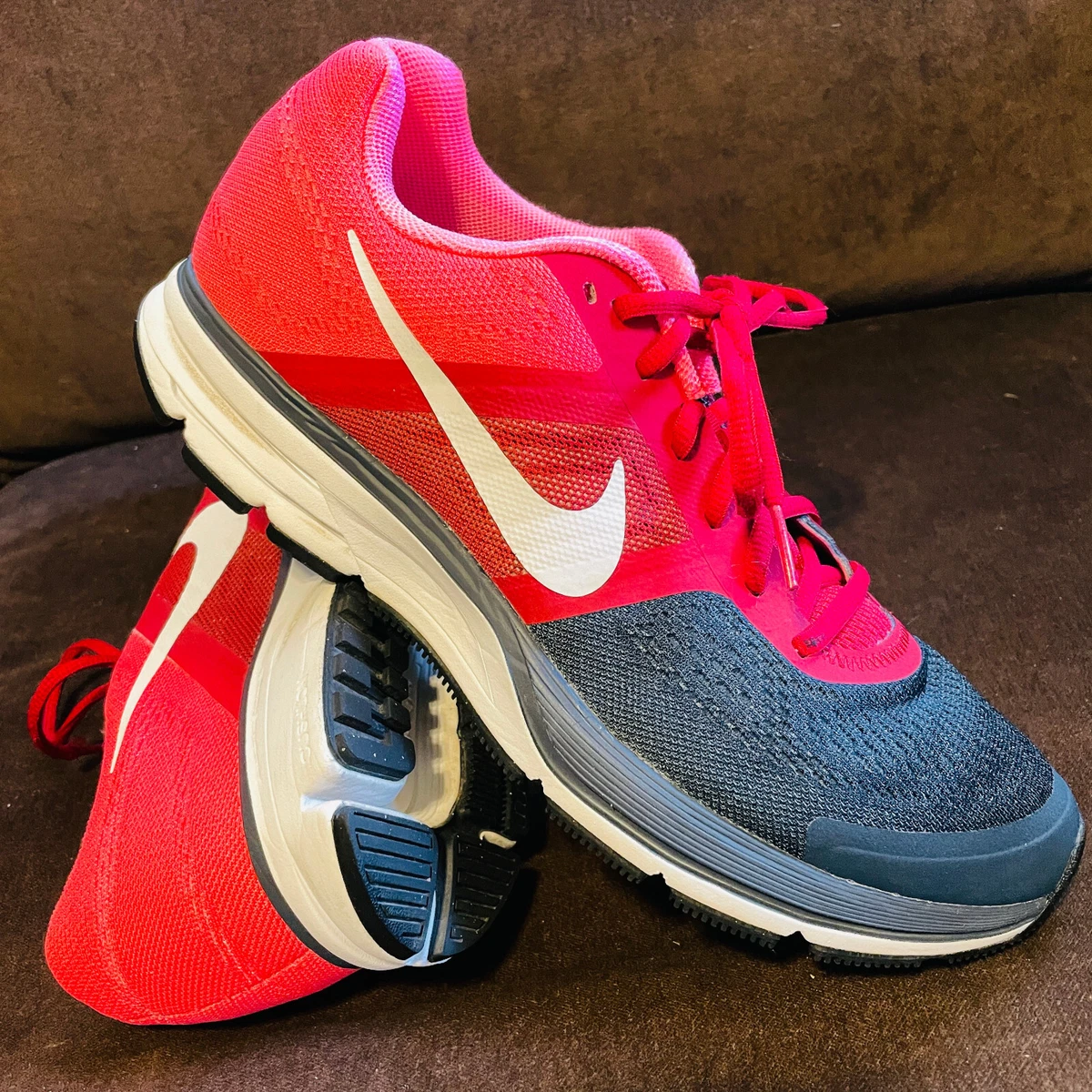 Nike Air Zoom Pegasus 30 Mens Size 10 US 44 Red charcoal grey | eBay