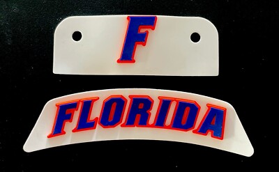 3D Bumpers - Gators Schutt Set for a Full Size Football Helmet