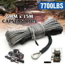10000lbs Synthetic Winch Rope Line Recovery Cable 4wd Atv Utv Wsheath 14x50