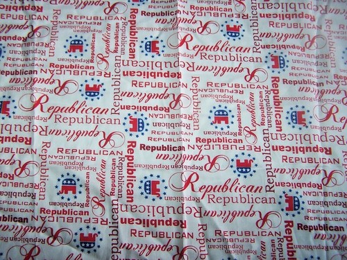Wet Nose Designs Political Pet Dog Collar Democrat or Republican Red White Blue - Picture 11 of 14
