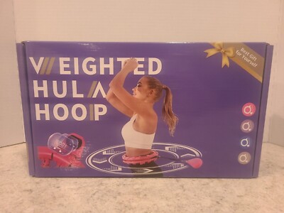 NEW! Smart Weighted Hula Hoops for Adults Weight Loss Infinity Hoop with counter