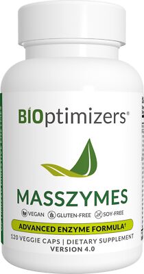 BiOptimizers MassZymes Verdauungsenzyme 120 pflanzliche Kapseln