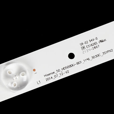 Kit Strisce LED Retroilluminazione Per TV Hisense 50H7GB, 50H7GB1, LED50K320U - Ricambio RSAG7.820.6311, HD500DU-B01