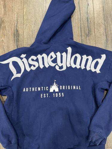 2023 Disneyland Vintage Style Authentic Full Zip Blue Hoodie XS Sweatshirt - Bild 5 von 5