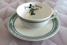 Une tasse + soucoupe Mickey Good Morning Royal Boch Donaldson Disney collector