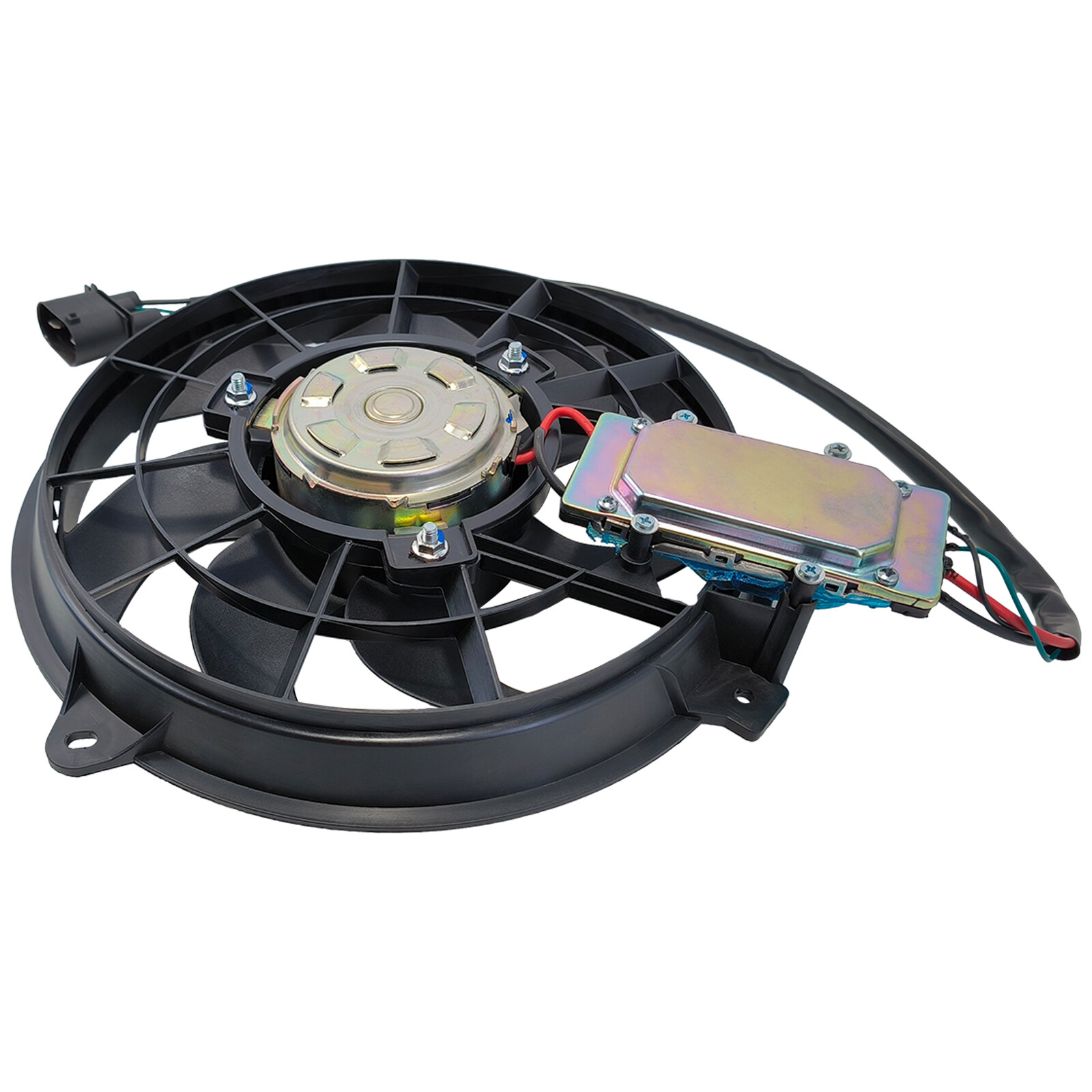 Electric Cooling Fan w/Module 4Z7959455M For Audi R8 08-15 Allroad Quattro 04-05