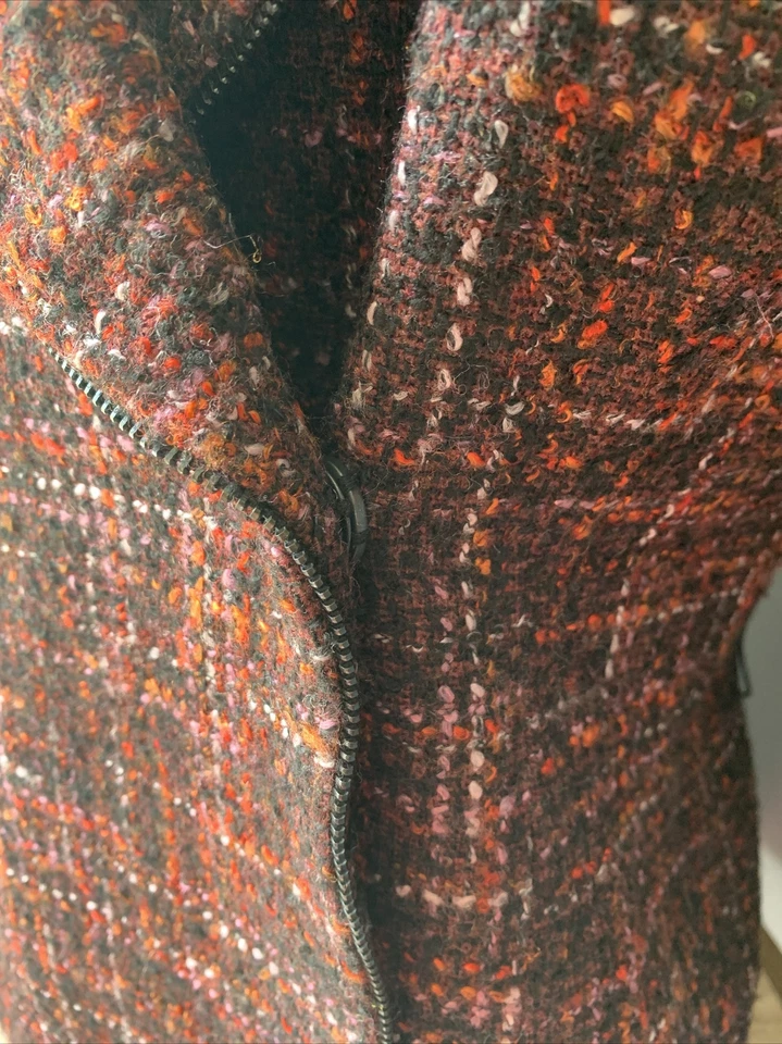 Classiques Entier Atelier Women Size M Blazer Jacket Plaid 3/4 Sleeve Loose Fit - Image 3 of 4