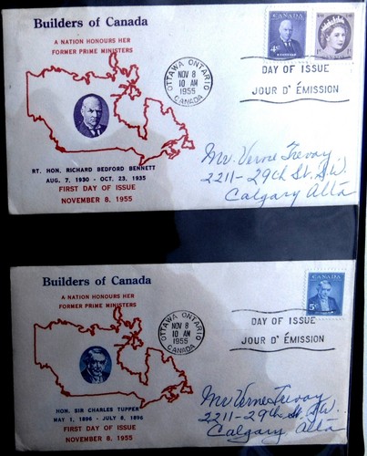 Canada album with envelopes on April 41 pages 79 pieces of envelopes - 1951-1965 - Picture 9 of 24