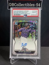 2023 Bowman Chrome Bryant Betancourt 1st Speckle Auto 236/299 PSA 10 Rockies