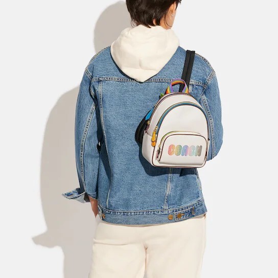 Coach Mini Court Backpack With Rainbow Coach New With Tags! | eBay