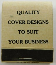 Quality Cover Designs To Suit Your Business Full Unstruck Vintage Matchbook Ad