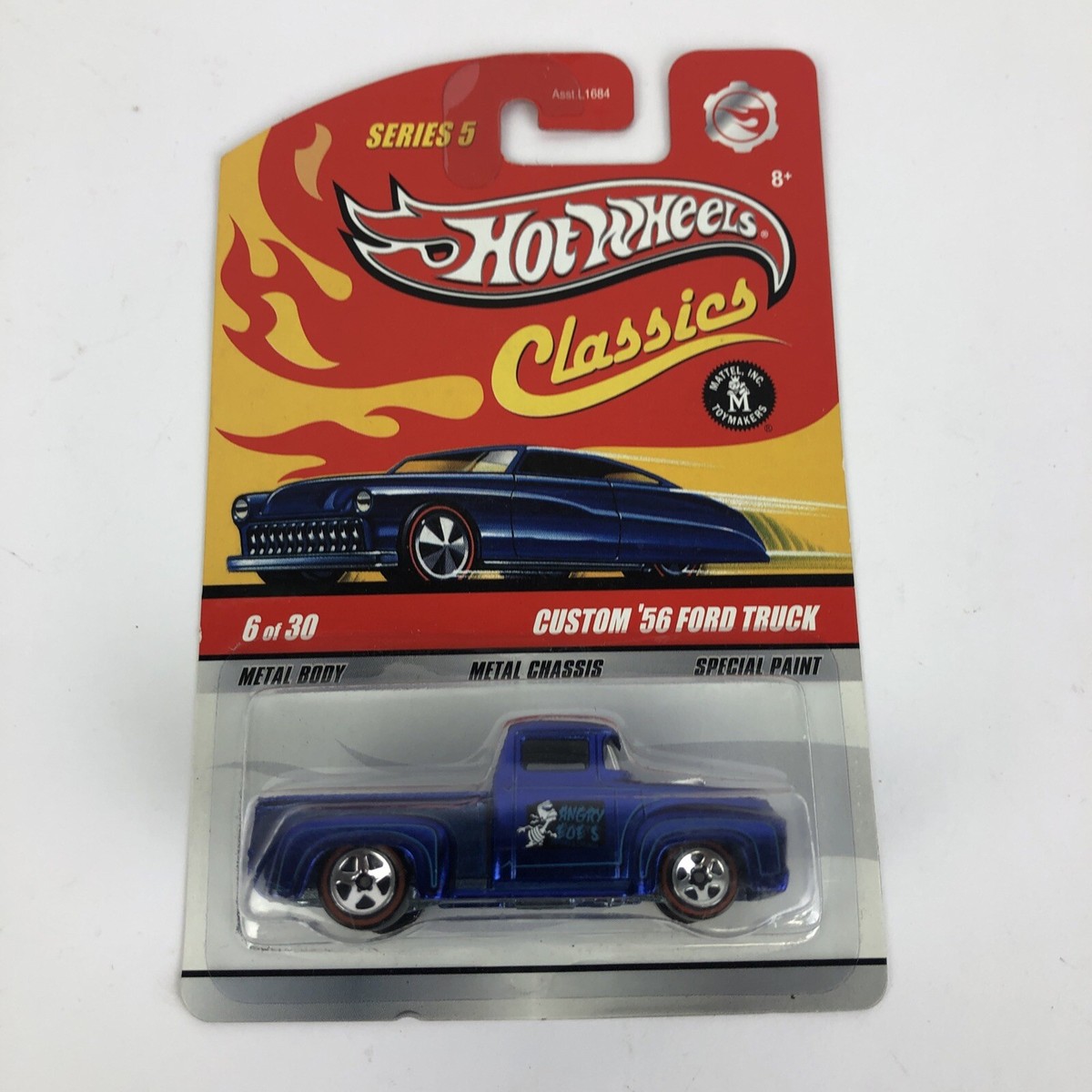 Hot Wheels 56 1956 Ford Custom Pickup Truck Classics Car 6