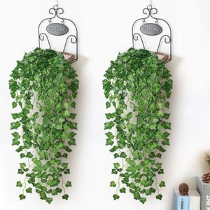 1-200Pcs 7.87ft Ivy Artificial Leaf Plant Fake Vine Foliage Garland Garden Decor