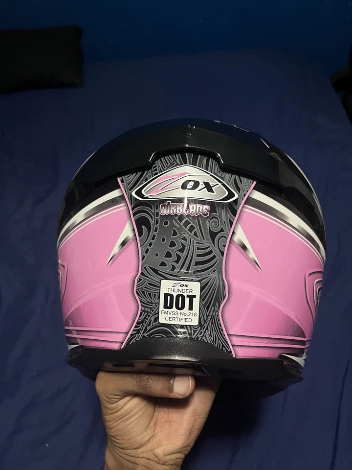 Casco de motocicleta Zox Airblade aprobado por puntos Foto 3 de 4