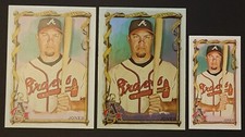 2023 Allen & Ginter Base Hot Box #187 Chipper Jones - Atlanta Braves + Mini Base