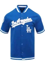Los Angeles Dodgers Pro Standard Button Down Official MLB Classic Jersey