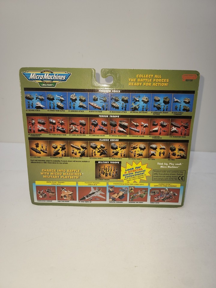 1998 GALOOB MICRO MACHINES MILITARY 23 1950S MINT CONDITION