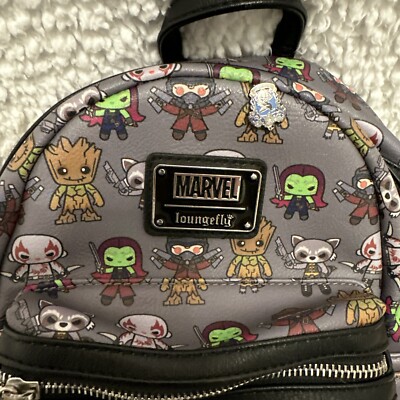 Loungefly  Disney Marvel  Guardians Of The Galaxy  Mini Backpack - NEW Read 
