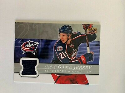 2008-09 Upper Deck Game Jerseys #GJAP Alexandre Picard - Columbus Blue Jackets | eBay