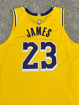 Nike Vaporknit Lebron James Authentic Icon Edition Lakers Jersey