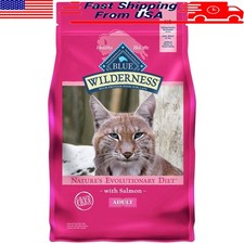 New 4lb Bag High Protein Grain Free Dry Cat Food Natural Ingredients Salmon