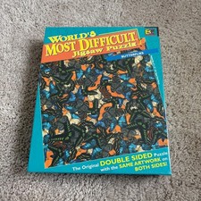 Worlds Most Difficult Jigsaw Puzzle New Sealed Double-Sided Butterflies 529 Piec
