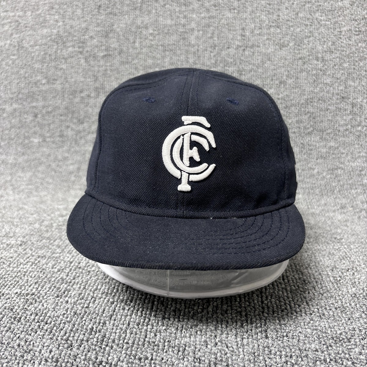 New Era 9FIFTY Carlton Blues AFL Snapback Cap Navy CFC Monogram Grey Underbrim