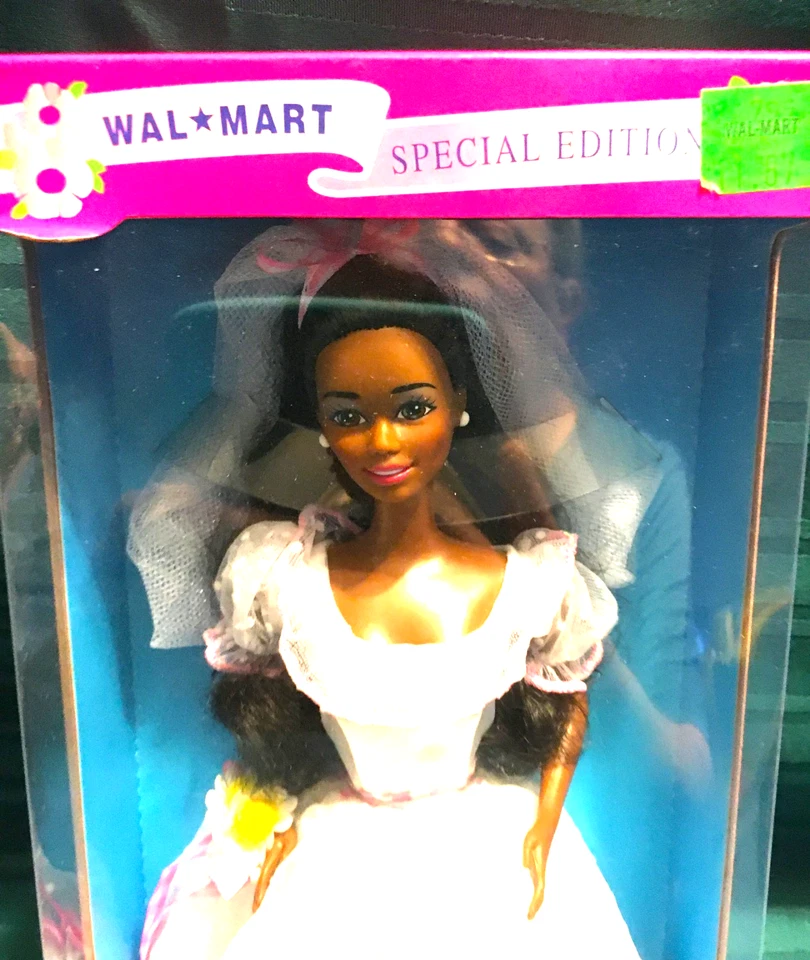 Barbie Country Bride, Afroamericana, Walmart Spc Ed., 1994, ¡Nueva en Caja! Foto 2 de 2