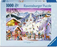 Adult puzzle 1000 pieces - Greg Paprocki: Christmas Slopeside Spirit