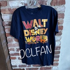 Disney Parks WDW 2026 Mickey & Friends Fall Pumpkin Leaves T-Shirt MEDIUM NEW