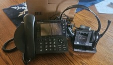 Shoretel 480G IP phone with Headset - Good Condition - Showing some age :- 