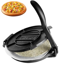 Tortilla Press, 10 Inch Tortilla and Roti Maker, Cast Iron Heavy Duty Tortillado