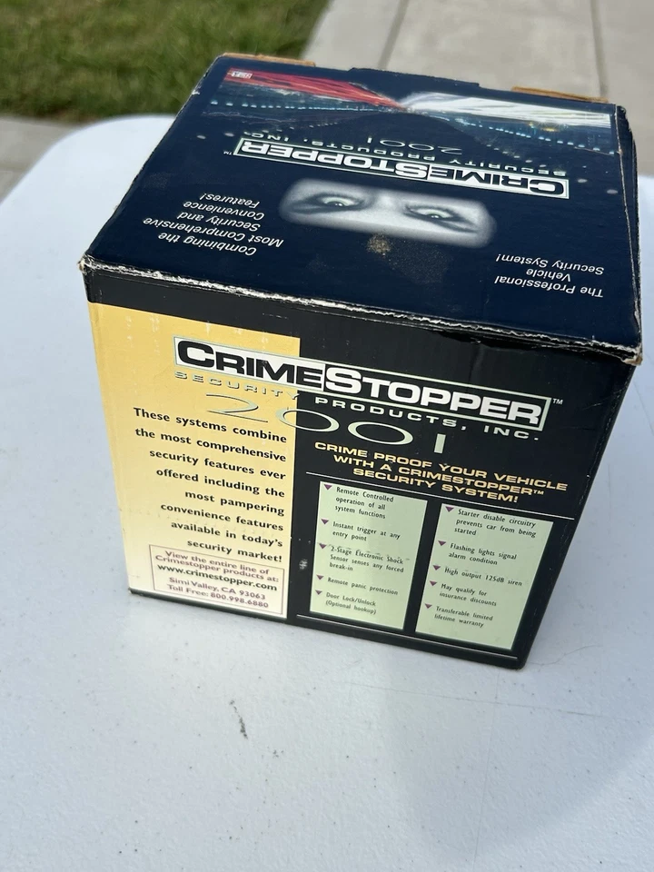 CrimeStopper CS-2005FM1 SuperPage II NOS Car Alarm Remote Start System Factory - Image 4 of 4