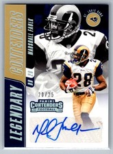 /25 2018 Panini Contenders - Legendary Contenders Autographs Marshall Faulk