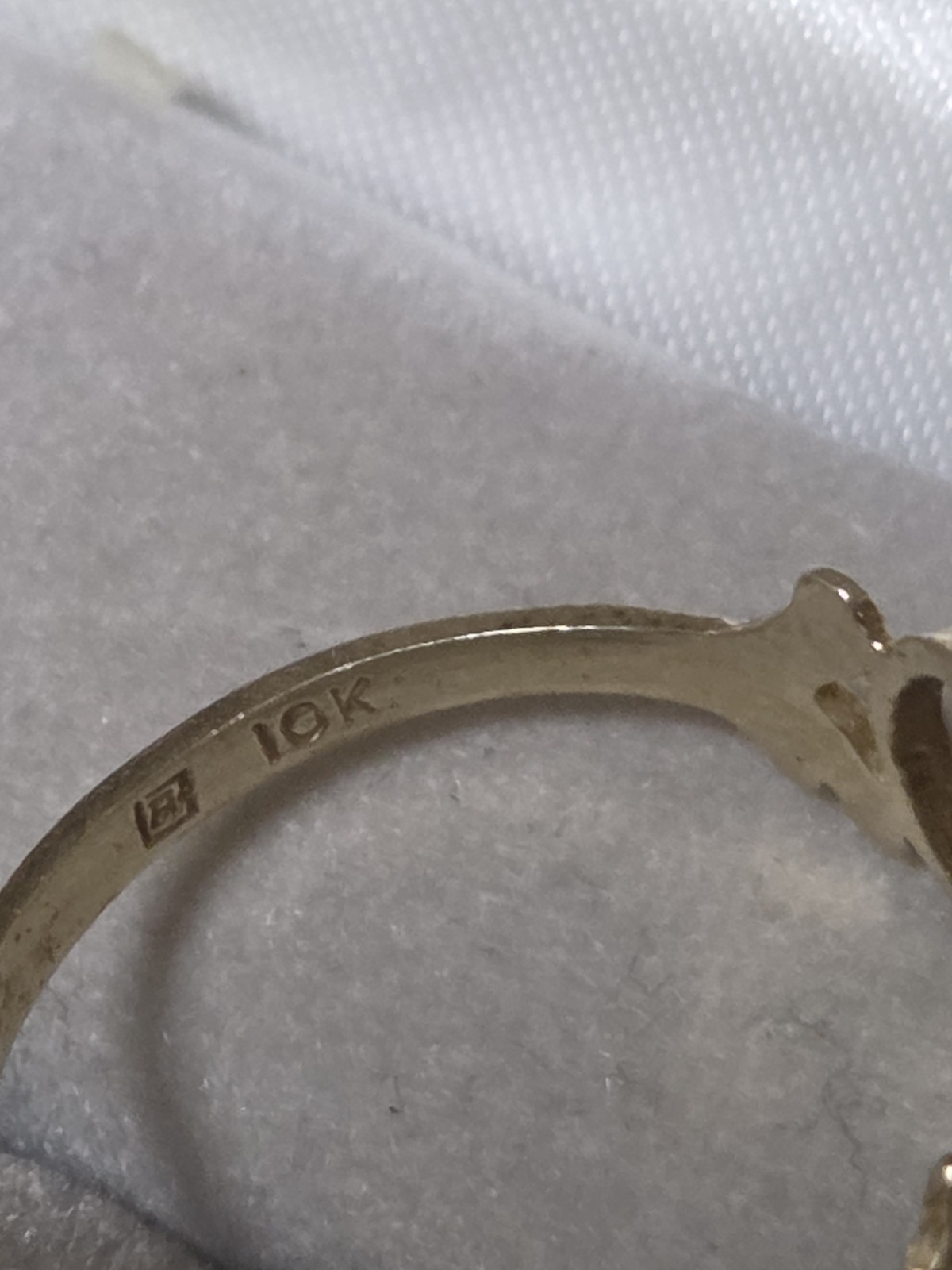 10k Solid Gold Dolphine Ring Multi-tone Ring Size… - image 5