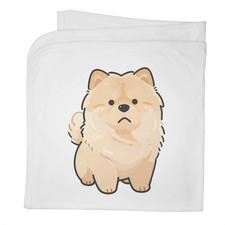 'Chibi Style Chow Chow' Cotton Baby Blanket / Shawl BY00047712