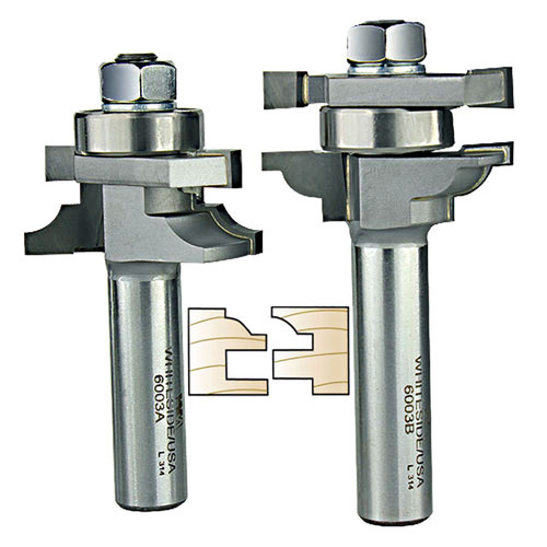 Whiteside 6003 Bead Stile & Rail Bit Set 1/2 in. SH